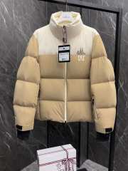 Uubags | Moncler Grenoble Stennes Ski Down Jacket In Beige/White - 1