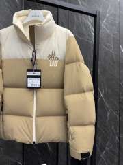 Uubags | Moncler Grenoble Stennes Ski Down Jacket In Beige/White - 2