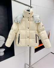 Uubags | Moncler Parana Hooded Short Down Jacket In Beige - 1