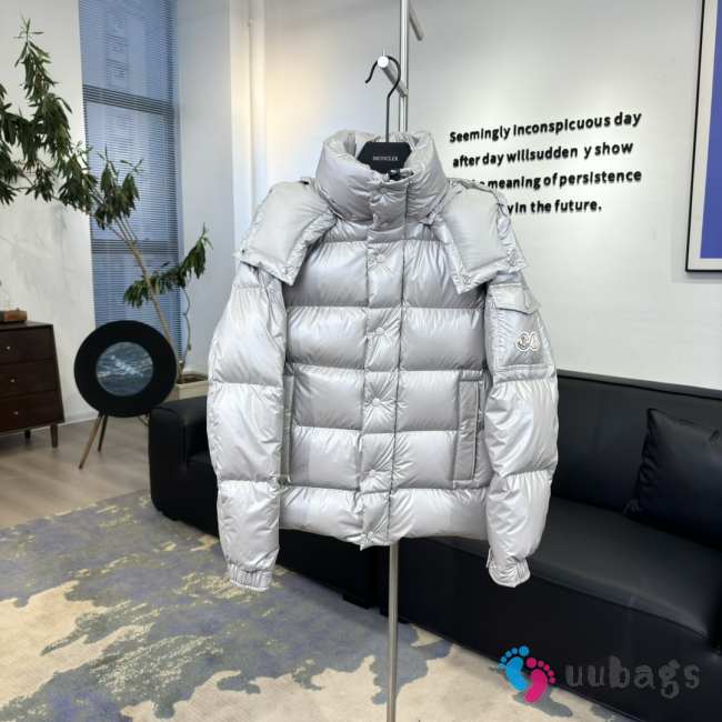 Uubags | Moncler Maya 70 Down Jacket In Grey - 1