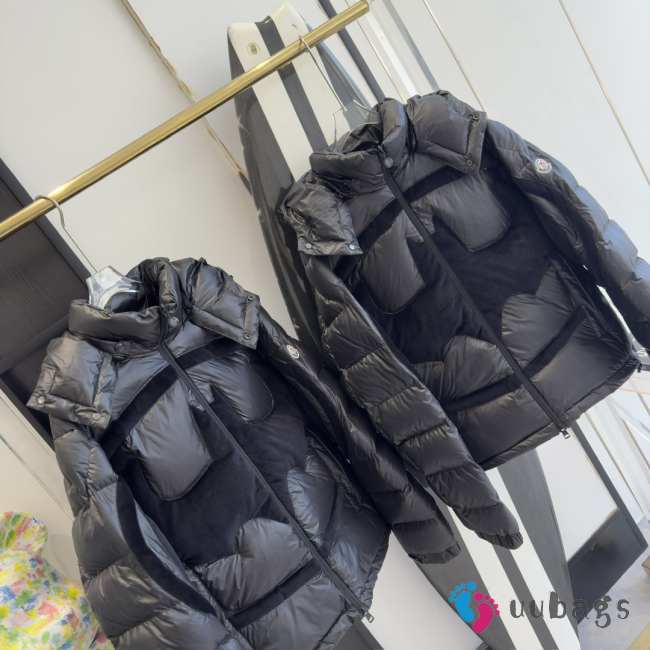 Uubags | Moncler Solander Batman Hooded Short Down Jacket - 1