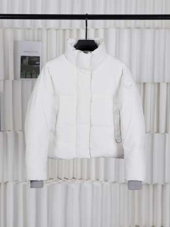 Uubags | Canada Goose Junction Cropped Puffer White Label