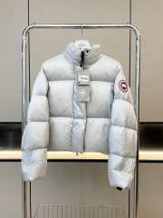 Uubags | Canada Goose Cypress Cropped Puffer In Silver - 1