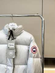 Uubags | Canada Goose Cypress Cropped Puffer In Silver - 4