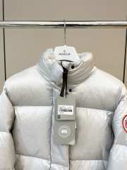 Uubags | Canada Goose Cypress Cropped Puffer In Silver - 5