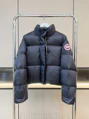 Uubags | Canada Goose Cypress Cropped Puffer In Blue - 1