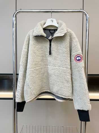 Uubags | Canada Goose Beige Half-Zip Sweatshirt