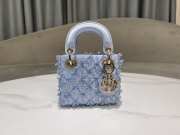 Uubags | The elegant and cute Dior Lady Dior micro bag 12x10.2x5cm - 1