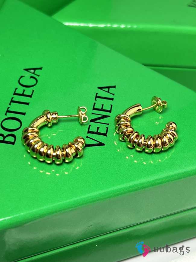 Uubags | Bottega Veneta gold earrings 01 - 1