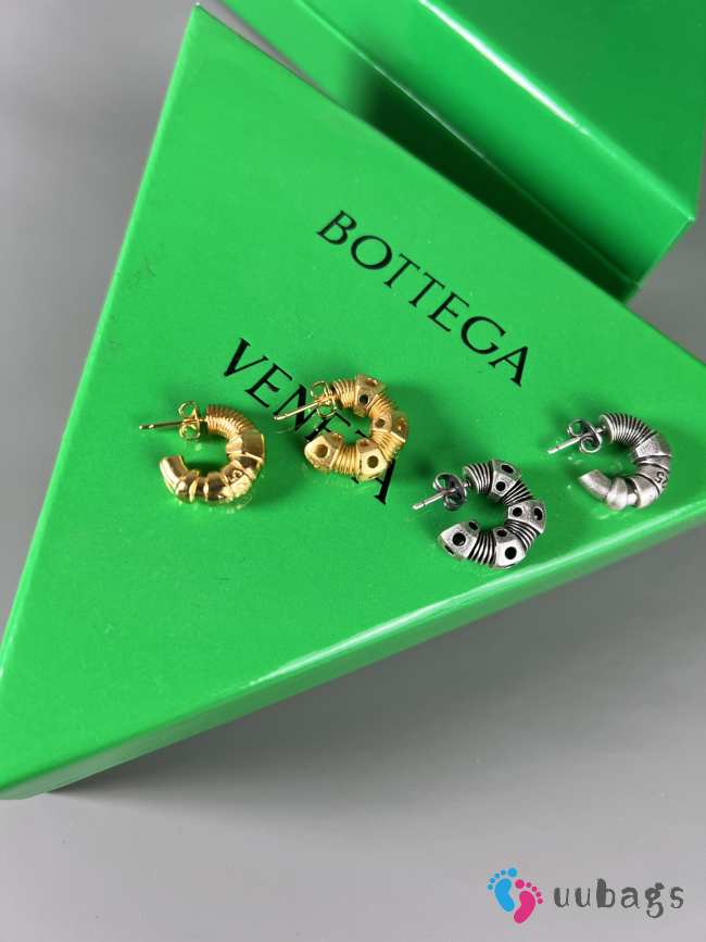 Uubags | Bottega Veneta earrings silver/gold - 1