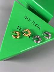 Uubags | Bottega Veneta earrings silver/gold - 1