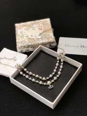 Uubags | Dior pearl silver necklace - 5