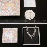 Uubags | Dior pearl silver necklace - 2