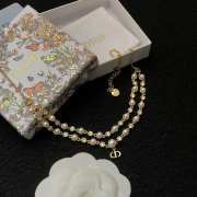 Uubags | Dior pearl gold necklace - 5