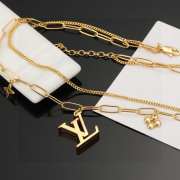 Uubags | Louis Vuitton gold necklace  - 1