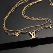 Uubags | Louis Vuitton gold necklace  - 5