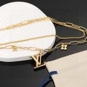 Uubags | Louis Vuitton gold necklace  - 4