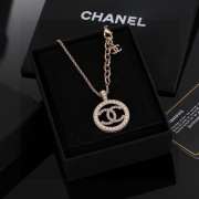 Uubags | Chanel Logo gold pearl necklace  - 1