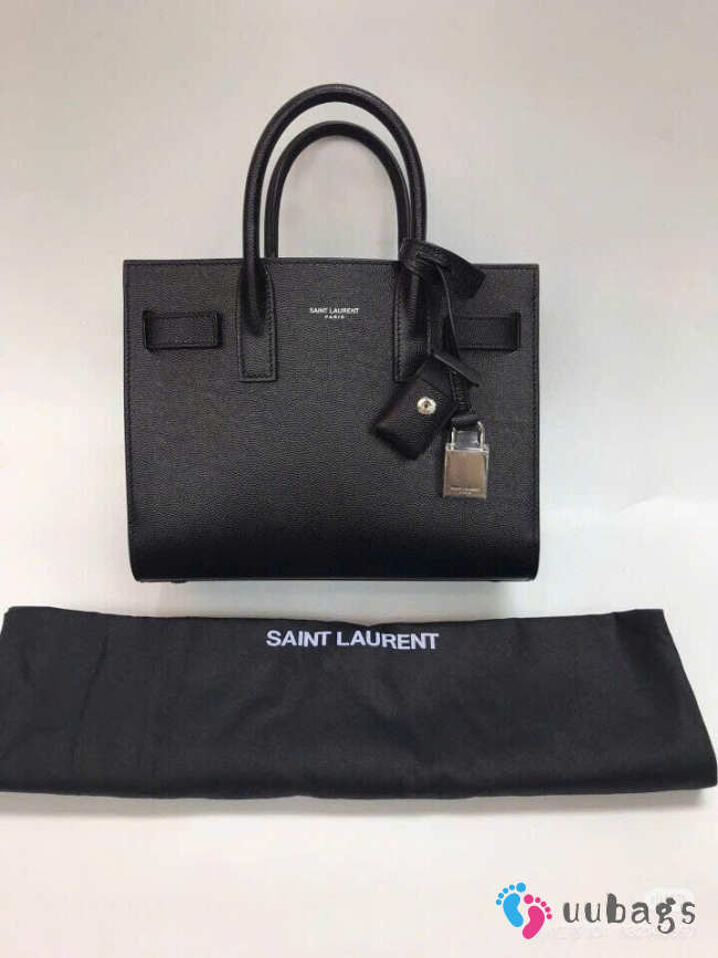 Uubags | YSL Sac de jour in smooth leather baby black bag 26x20x13cm - 1