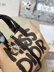 Uubags | Dior Toujours Bag Beige And Black Miss Dior Graffiti Printed Water-Repellent Fabric - 2