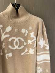 Uubags | Chanel Pullover Cashmere & Silk Beige  - 3