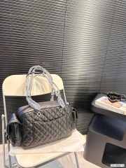 Uubags | Chanel Calfskin Quilted Large Cambon Multipocket Reporter Black 39x20x18cm - 2