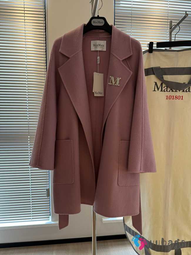 Uubags | MaxMara Wool Coat In Pink  - 1