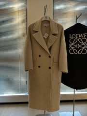 Uubags | Loewe Double-breasted coat in brown cashmere - 1