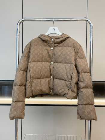 Uubags | Louis Vuitton down jacket in brown