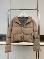 Uubags | Louis Vuitton down jacket in brown - 3