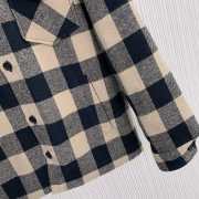 Uubags | Celine hooded overshirt in check wool  - 6