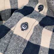 Uubags | Celine hooded overshirt in check wool  - 5