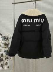 Uubags | Miu Miu down jacket in black/white - 6