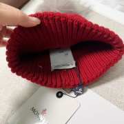 Uubags | Moncler wool pom pom beanie in red - 5