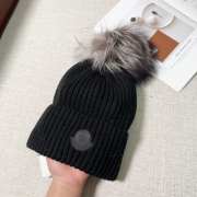 Uubags | Moncler wool pom pom beanie in black - 5