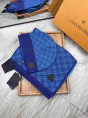 Uubags | Set Louis Vuitton Petit Damier Scarf and Hat 01 - 6