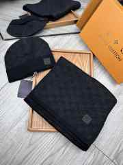 Uubags | Set Louis Vuitton Petit Damier Scarf and Hat 03 - 3