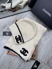 Uubags | Set Chanel Wool Hat & Scarf In Light Beige - 6