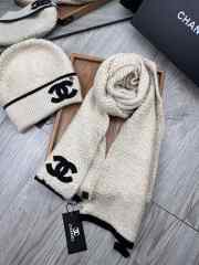 Uubags | Set Chanel Wool Hat & Scarf In Light Beige - 2