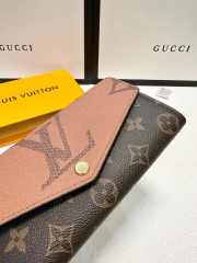 Uubags | Louis Vuitton M80726 Sarah's Wallet Monogram Canvas and Monogram Reverse 19x10.5x2cm - 3