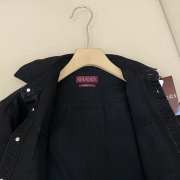 Uubags | Gucci embroidery dark grey stone-washed denim shirt - 3