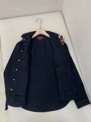 Uubags | Gucci embroidery dark grey stone-washed denim shirt - 4