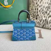 Uubags | Goyard Saigon Structure Nano Bag 2024 In Pearly Blue 14.5x7x11.5cm - 3