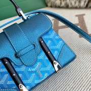 Uubags | Goyard Saigon Structure Nano Bag 2024 In Pearly Blue 14.5x7x11.5cm - 5