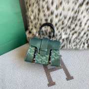 Uubags | Goyard Saigon Structure Nano Bag 2024 In Pearly Green 14.5x7x11.5cm - 1