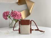 Uubags | Chloé Key Mini Crossbody Bag In Brown 13x3x18cm - 1