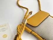 Uubags | Chloé Key Mini Crossbody Bag In Yellow 13x3x18cm - 4