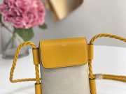 Uubags | Chloé Key Mini Crossbody Bag In Yellow 13x3x18cm - 2