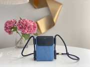 Uubags | Chloé Key Mini Crossbody Bag In Blue 13x3x18cm - 1