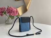 Uubags | Chloé Key Mini Crossbody Bag In Blue 13x3x18cm - 2